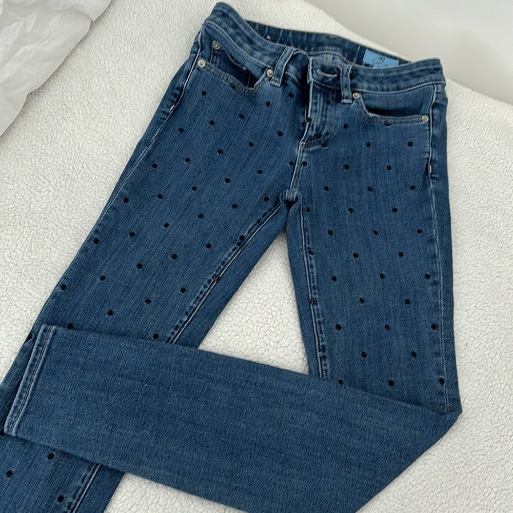 CeCe Polka dot jeans size 25/0